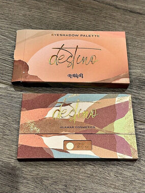 Alamar Cosmetics Destino Eyeshadow Palette Pink & Multicolor